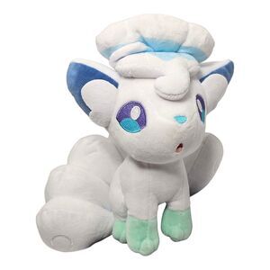 Pokemon Center Alolan Vulpix Plush White Stuffed Animal Toy